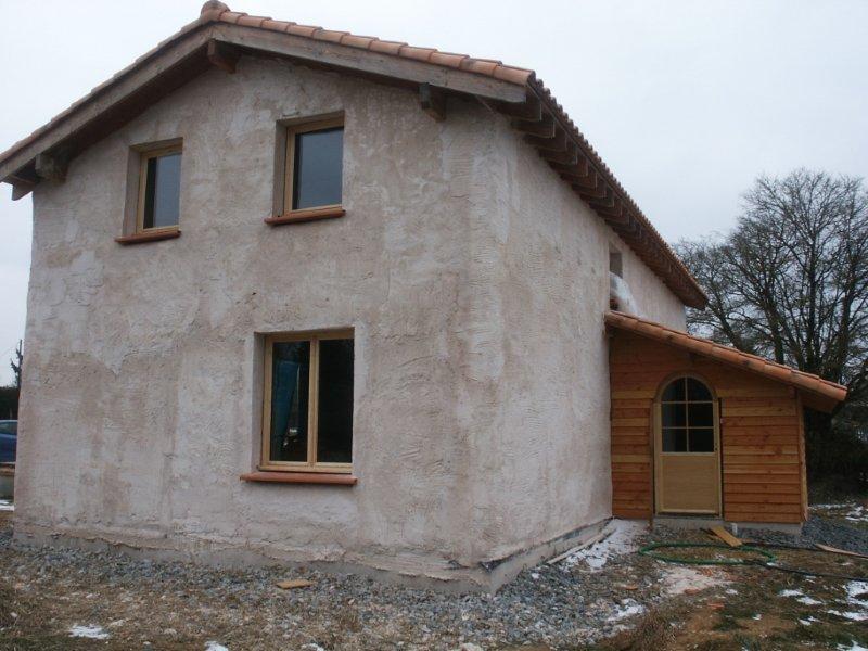 Maison paille à Beaussais (79)